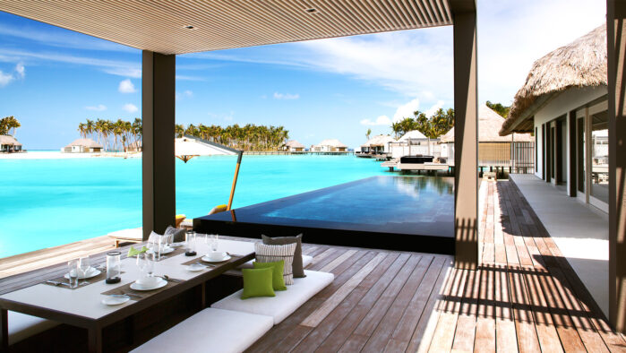 Cheval Blanc Randheli has amazing beachfront, lagoon and garden villas!
